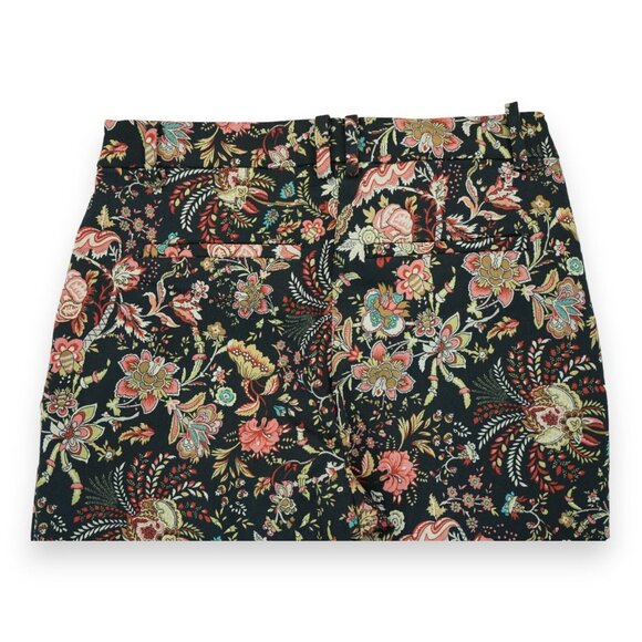H&M Women’s Black Hobo Floral Multicolor Print Stretch Pants Size 6 - Picture 6 of 6